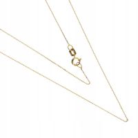 Złoty łańcuszek 585 splot ankier 45cm klasyczny model idealny na prezent