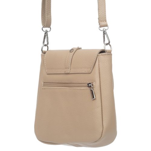 VERA PELLE torebka damska skórzana listonoszka z paskiem V645 c.zielona na Arena.pl