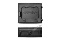 ZESTAW E2 PRAWY - 33X38 CM + 16X38 CM żeliwny piecowy do pieca kominkowy