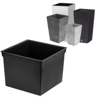 Wkład doniczka wymienny 17x17 cm czarny 3 L do doniczek Prosperplast