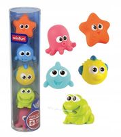 SMILY PLAY WODNIAKI zwierzątka do kąpieli dla malucha +6 m-cy