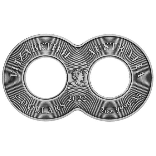 Ouroboros kolorowany 2 uncje Srebra 2022 Antiqued Coin na Arena.pl