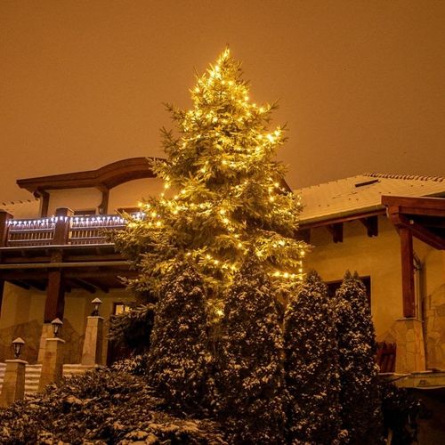 Świąteczne oświetlenie 20 m, 200 diod LED, biała ciepła na Arena.pl