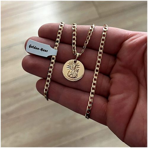 ZŁOTY ŁAŃCUSZEK I MEDALIK DLA CHŁOPCA / PAMIĄTKA CHRZTU KOMUNII + GRAWER na Arena.pl