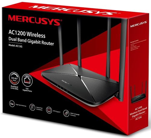 Router MERCUSYS AC12G AC1200 4 ANTENY na Arena.pl