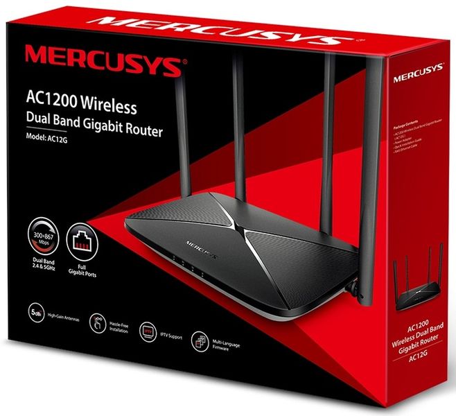 Router MERCUSYS AC12G AC1200 4 ANTENY zdjęcie 5