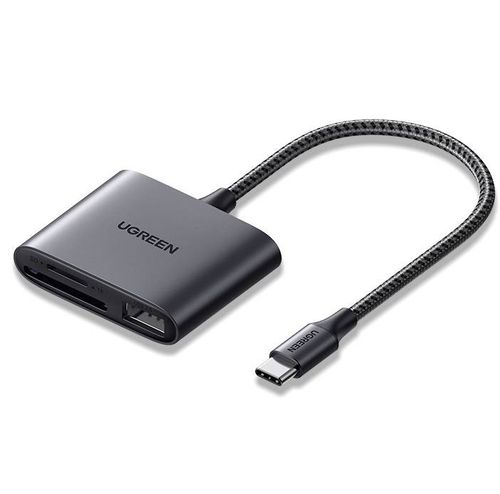 czytnik kart + usb, ugreen cm387, usb-c (czarny) na Arena.pl