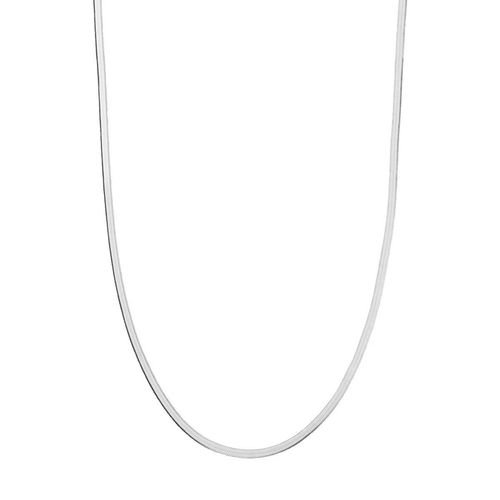 srebrny naszyjnik płaski elegancki na Arena.pl