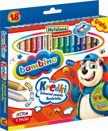 kredki bambino 18kol jumbo +temp 0348 a''8 na Arena.pl