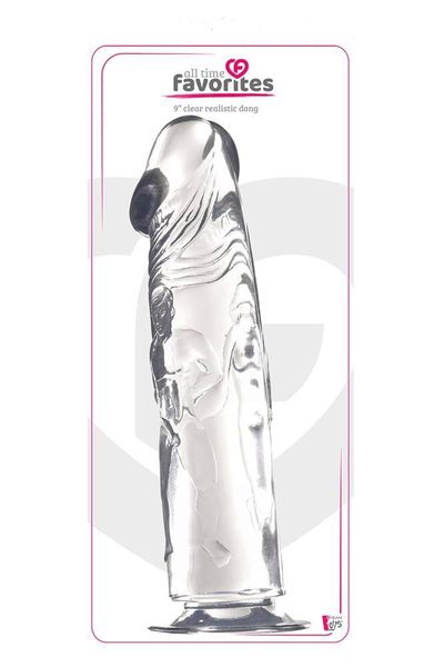 ALL TIME FAVORITES 9INCH CLEAR DONG zdjęcie 1