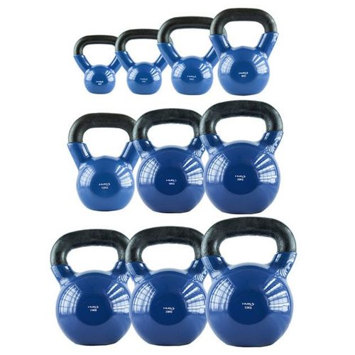 Kettlebell żeliwny pokryty winylem HMS 6 kg na Arena.pl