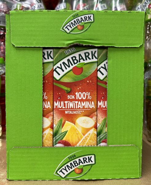 Tymbark sok multiwitamina 1l - karton zdjęcie 1