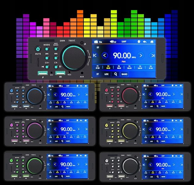 RADIO SAMOCHODOWE 1DIN EKRAN 4,1" USB BLUETOOTH SD zdjęcie 14