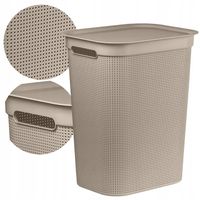 Kosz na pranie bieliznę pojemnik duży z pokrywą organizer Rotho BRISEN