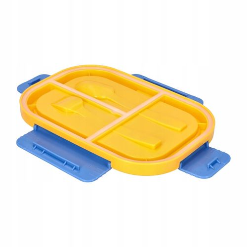 ŚNIADANIÓWKA LUNCHBOX 3 PRZEGRÓDKI SZTUĆCE LUNCH BOX POJEMNIK ŚNIADANIE na Arena.pl