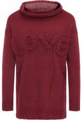 Izia Sweter damski 19011209, czerwony, XL/XXL