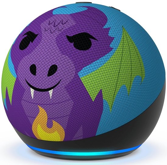 Głośnik przenośny Amazon Echo Dot 5 Kids Smok zdjęcie 1