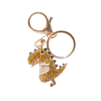 brelok metalowy z kryształkami SMOK