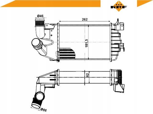 NRF INTERCOOLER OPEL ASTRA H A04 2005-2010 na Arena.pl