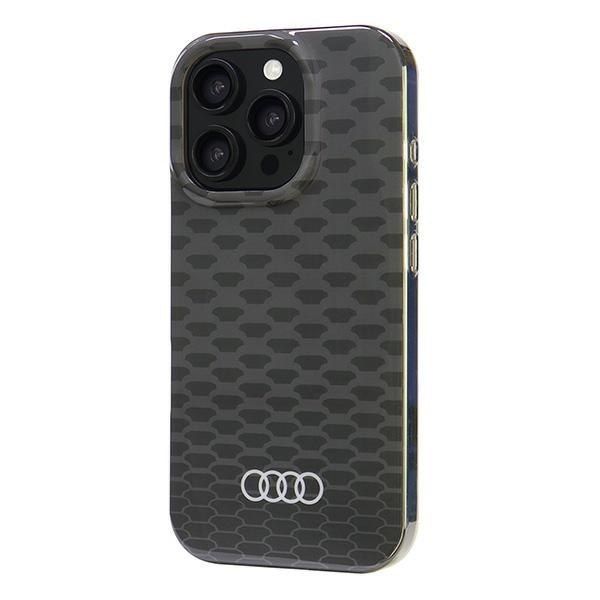 Audi IML Stitching Pattern MagSafe iPhone 16 Pro 6.3" czarny/black hardcase zdjęcie 3
