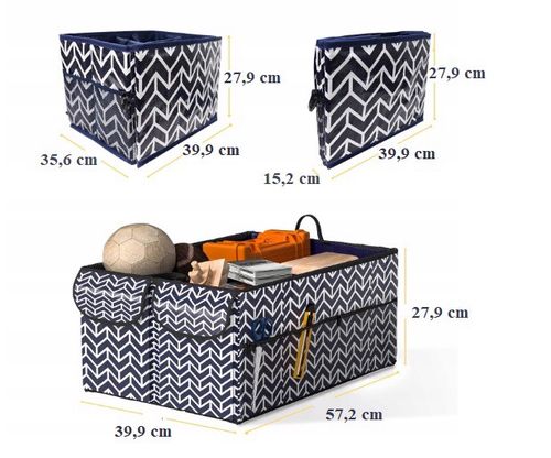 organizer do samochodu 3-komorowy składany na Arena.pl