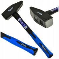 MŁOTEK ŚLUSARSKI 2KG STALOWA GŁOWICA TRZONEK WŁÓKNO SZKLANE GEKO