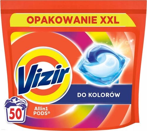 vizir kapsułki do prania all in 1 pods do koloru 50 szt. na Arena.pl