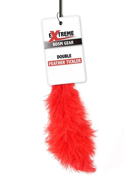 Double Feather Tickler Red zdjęcie 2