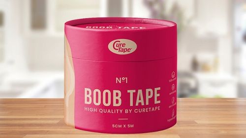 TAŚMA MODELUJĄCA BIUST Z NASUTNIKAMI TEJPY BOOB TAPE CURE TAPE 5CM X 5M na Arena.pl