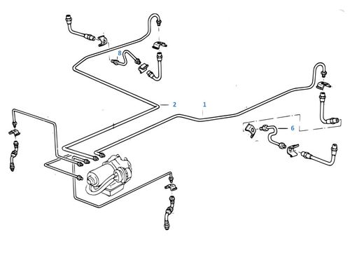 BMW E36 ABS/ASC+T Zestaw przewodów hamulcowych sztywnych miedzianych TYŁ na Arena.pl