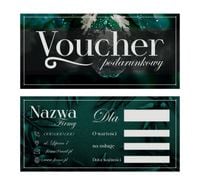 VOUCHERY PODARUNKOWE na zakupy lub usługi 60 szt. LIŚCIE DUŻY WYBÓR