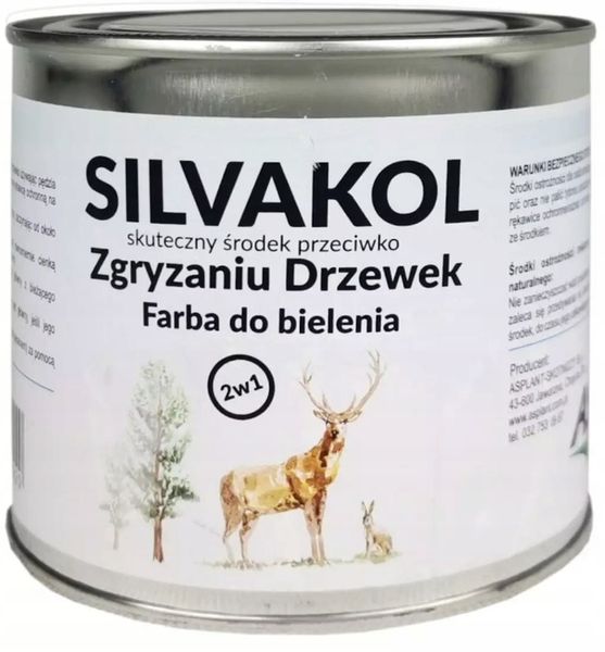 Silvakol 0,4L farba do bielenia zdjęcie 1