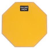 Pad perkusyjny do ćwiczeń treningowy dla perkusistów PPM300 8 20cm Żółty