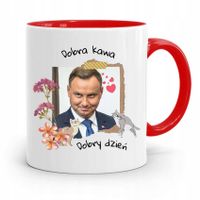 Kubek Czerwony Prezydenta Andrzej Duda Dobra Kawa