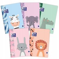 OXFORD ZESZYT ZESTAW ZESZYTY A5 32 KRATKA KIDS