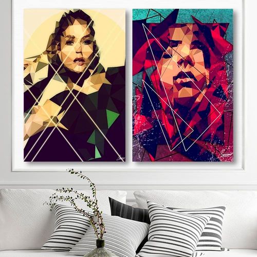 Deco Panel, Kobieta twarz 40x60 na Arena.pl