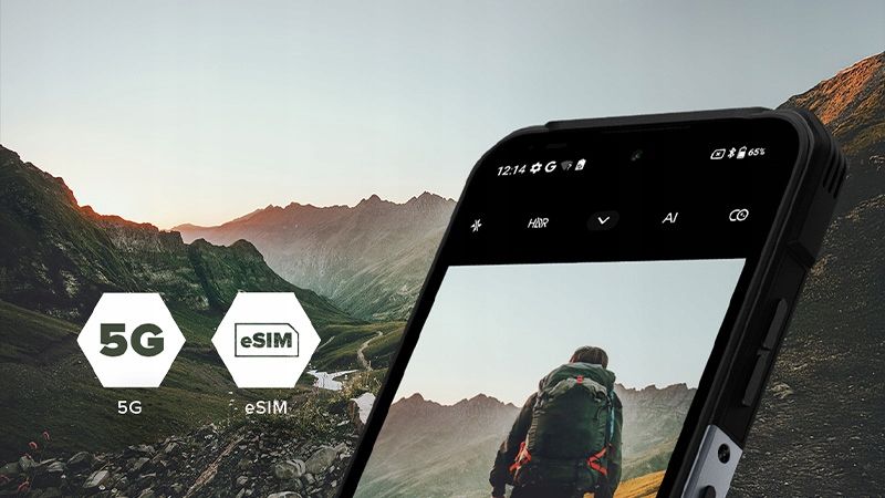 Smartfon Hammer Construction 2 5G 6 Gb / 128 Gb 5G Czarny zdjęcie 14