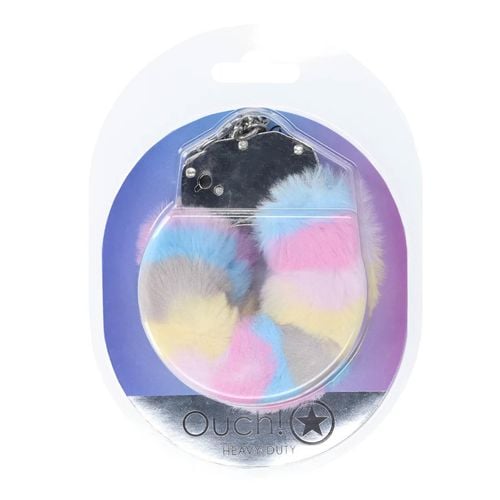 Heavy-Duty Fluffy Handcuffs - Multicolor 2 na Arena.pl