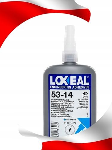 KLEJ DO GWINTÓW RUROWYCH 3/4" USZCZELNIACZ LOXEAL 53-14 BRĄZOWY 250 ml na Arena.pl