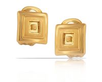 klipsy kwadraty z kolekcji classic (e8388au p.mat)