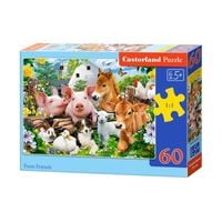 Puzzle 60el. farm friends CASTOR