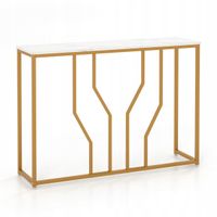 Konsola Costway biały matowe 110 x 80 x 30cm