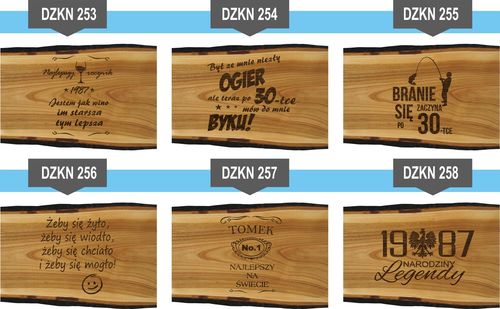 Deska z grawerem PREZENT na NOWY DOM osiedliny HIT na Arena.pl