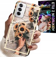 ETUI DO OPPO RENO12 PRO 5G - KWIATISTY WZÓR SŁONECZNIK SŁONECZNIKI