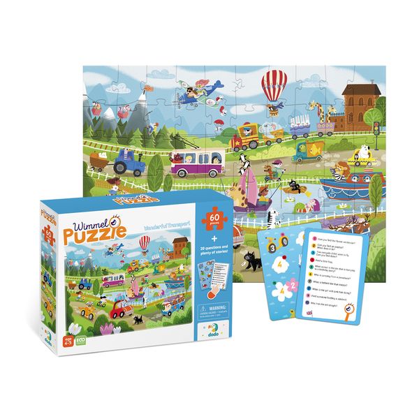 Puzzle Dodo Wspaniały Transport 60 Elementów 300561 zdjęcie 1
