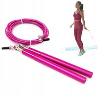 ULTRA SZYBKA SKAKANKA CROSSFIT BOKS HIIT RÓŻOWA