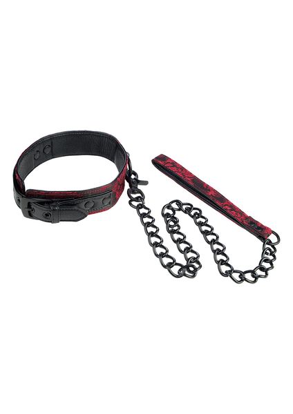 Wiązania-Scandal Collar With Leash zdjęcie 3