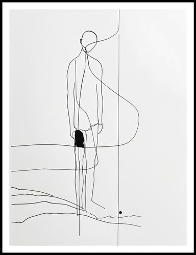 Plakat 75x100cm Samotna Wędrówka na Arena.pl