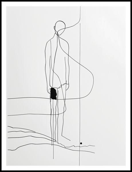 Plakat 75x100cm Samotna Wędrówka zdjęcie 3