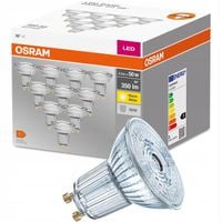 10PAK Żarówka LED GU10 4,3W = 50W 350lm 2700K Ciepła 36° OSRAM